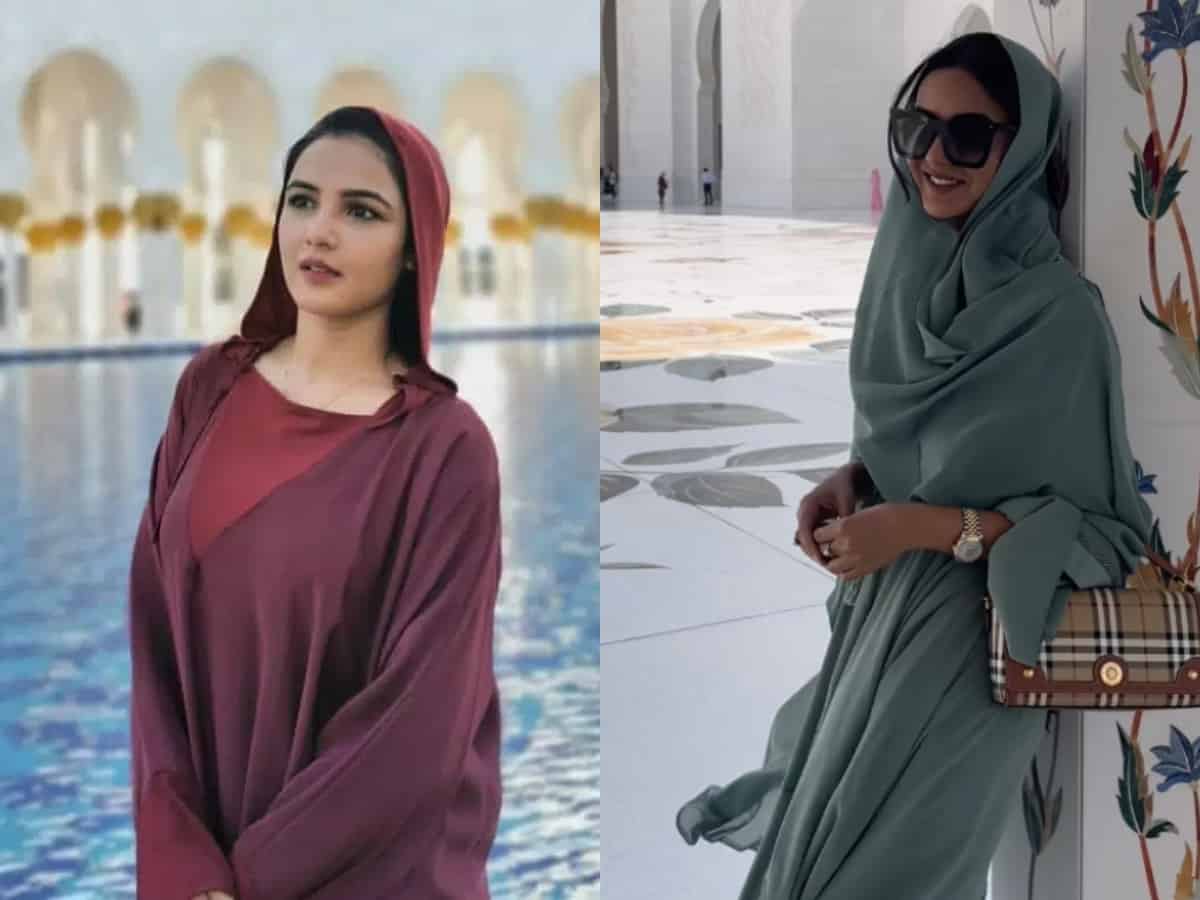 Trolls attack Jasmin Bhasin for wearing burqa, see her reply