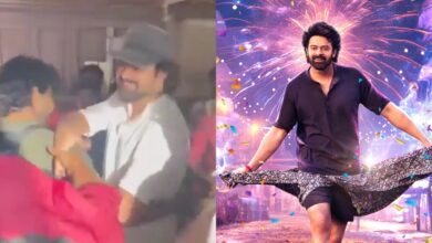 Prabhas spotted with new look in Hyderabad, watch viral video