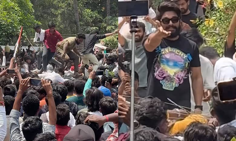 Fans damage Allu Arjun's Hyderabad home, video goes viral