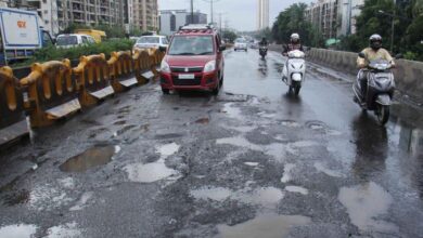 Potholes in Hyderabad