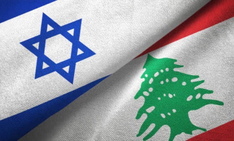 The image of Lebanon and Israel flagship.