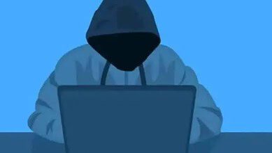 A representational image depicting cyber fraud