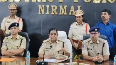 Nirmal district police bust interstate cattle trafficking gang.