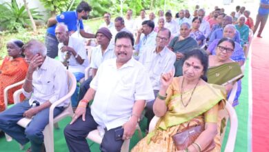 Senior citizens participate in the Golden Care initiative programme