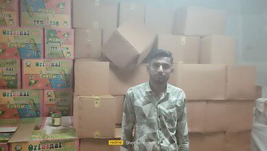 Illegal firecracker store busted in Hyderabad