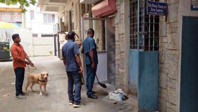 Bomb squad at PTI office in Chennai