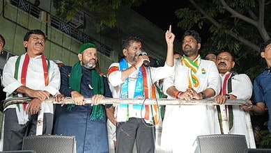 Revanth Reddy at Jubilee Hills by-election rally