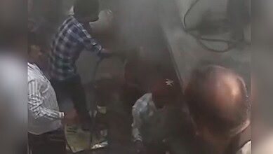 Fire at a residence in Kacheguda