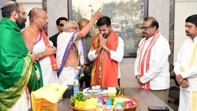 Image of Telangana CM Revanth Reddy.
