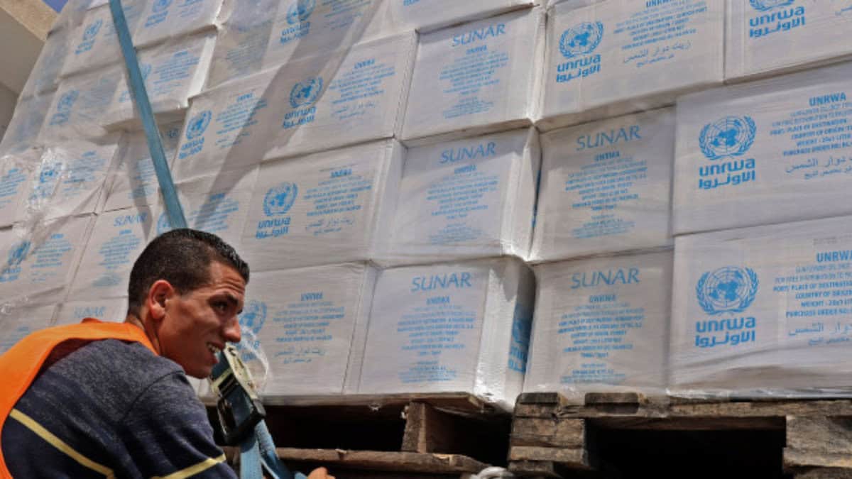 Humanitarian aid barred from entering Gaza, Israel says