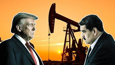 United States President Donald Trump (left) and his Venezuela counterpart Nicolás Maduro