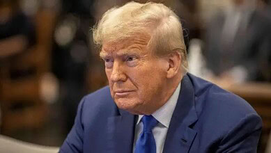 US President Donald Trump in a meeting