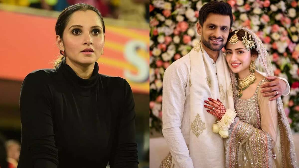 Sania Mirza, Shoaib Malik and Sana Javed