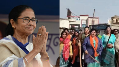 Mamata Banerjee and Hindutva group Valentine's Day