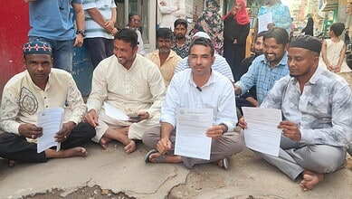 Residents of Secunderabad protest over illegal construction of manhole