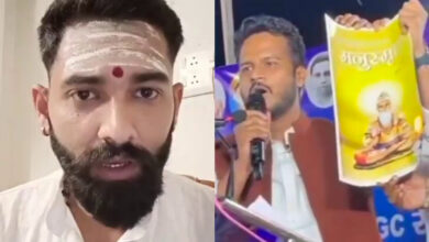 Patna student leader burns Manusmriti, Hindutva leader issues threat