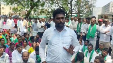 Congress sarpanch rebels against own govt over land acquisition in Vikarabad