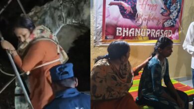 Intermediate student climbs atop water tanker after being scolded by parents, rescued by Sub Collector