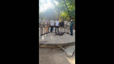 HMWSSB vigilance team with the seized water motors.