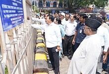 Telangana Tourism and Culture Minister Jupally Krishna Rao tours historical sites in Hyderabad with local MLAs