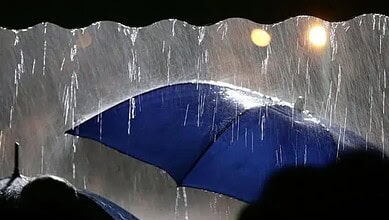 Heavy rains coupled with strong winds lash parts of Telangana on Monday, May 25, 2026.