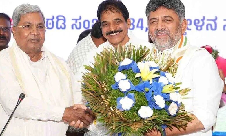 Sidaramaiah, DK Shivakumar and KC Venugopal