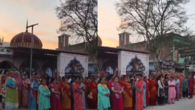 We are scared of them Women residents protest Muslim shop outside temple