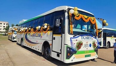 Telangana: TGSRTC grounds 500 e-buses of JBM after fire incidents