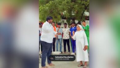 BJP Kalwakurthy President Deo confronts a teacher