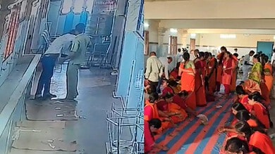 Temple staff caught stealing cash at Bangara Tirupati shrine, security footage shows.