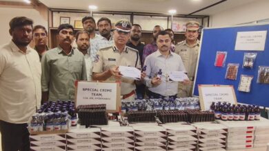 Two held in Hyderabad for illegal Nitravate, cough syrup sale