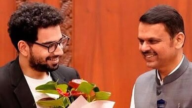 Samay Raina and Devendra Fadnavis