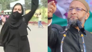 Owaisi praises hijabi student, speaks to her on phone from UP