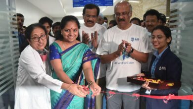 Hyderabad: TRS MLC Kavitha attends AIG Hospital's Colon Cancer awareness initiative