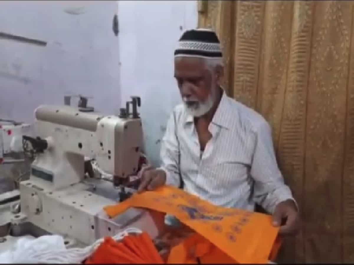 Muslim tailors in Gorakhpur are busy stitching clothes for Hindu ‘Kanwariyas’