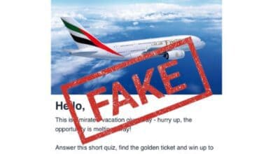 Emirates Airlines warns of scam competition offering vacation giveaways