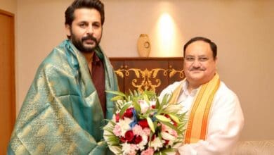 'Bheeshma' star Nithiin meets BJP chief JP Nadda