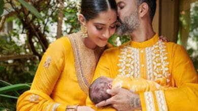Sonam Kapoor shares first photo of her newborn, reveals name