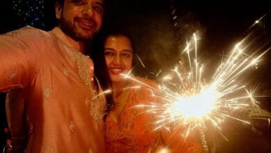 Tejasswi shares adorable Diwali pictures with Karan