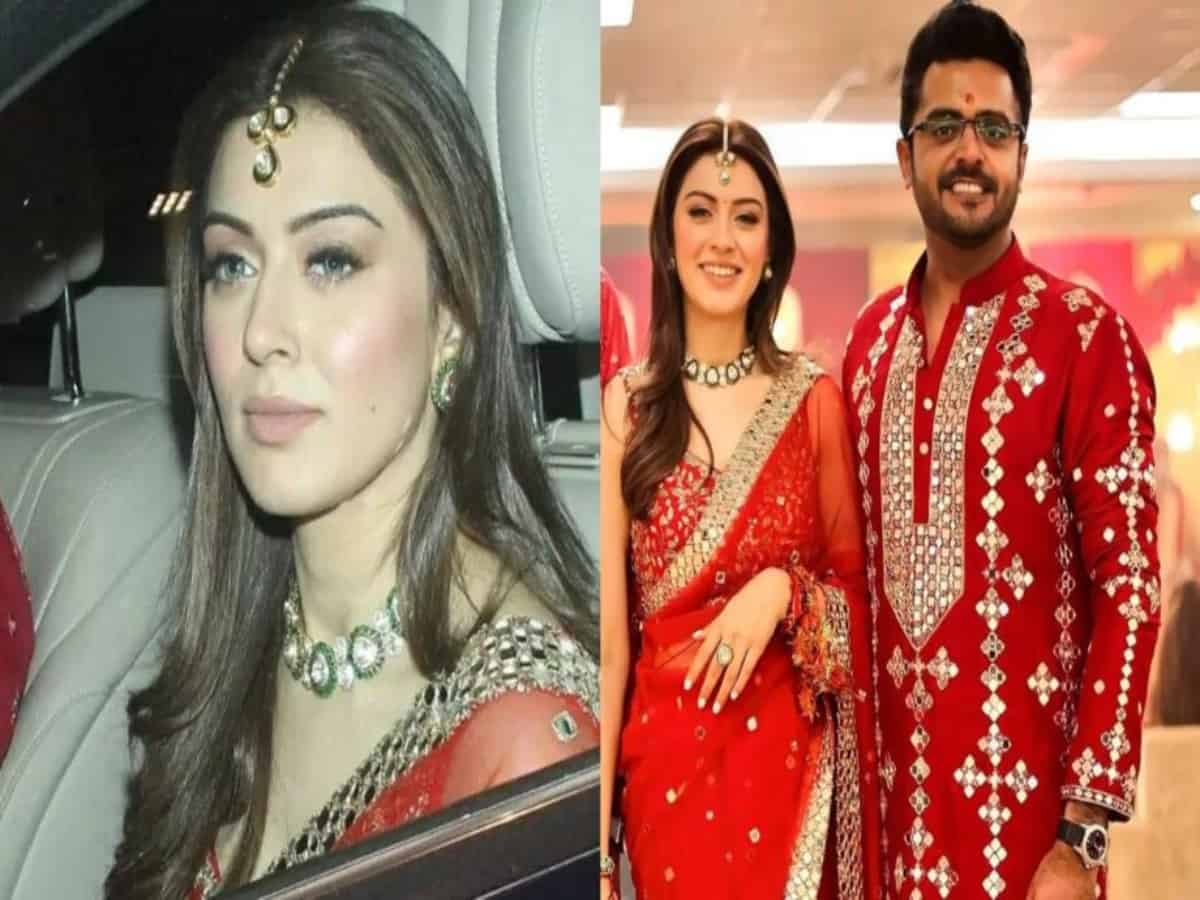 Hansika's first photo from her wedding goes viral