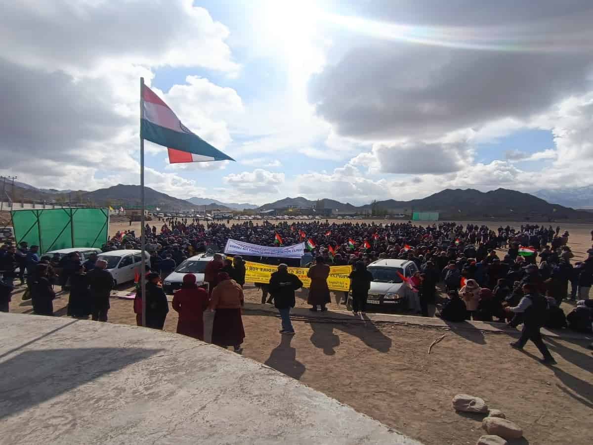 Leh: Protests outbreak in Ladakh, demanding Full Statehood