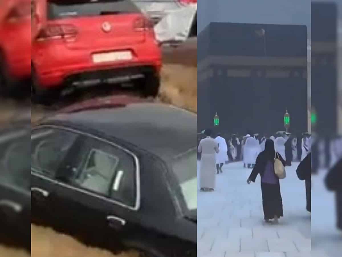 Watch: Flash floods hit Pilgrim City of Makkah, sweep away dozens of cars