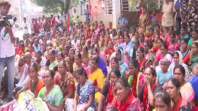 AP: Sanitary workers protests non-payment of wages