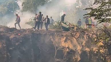 In Pics: Plane crash in Pokhara