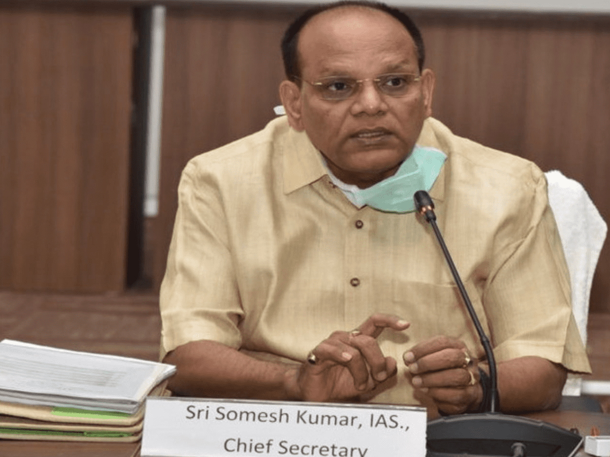 IAS officer Somesh Kumar reports to Andhra government