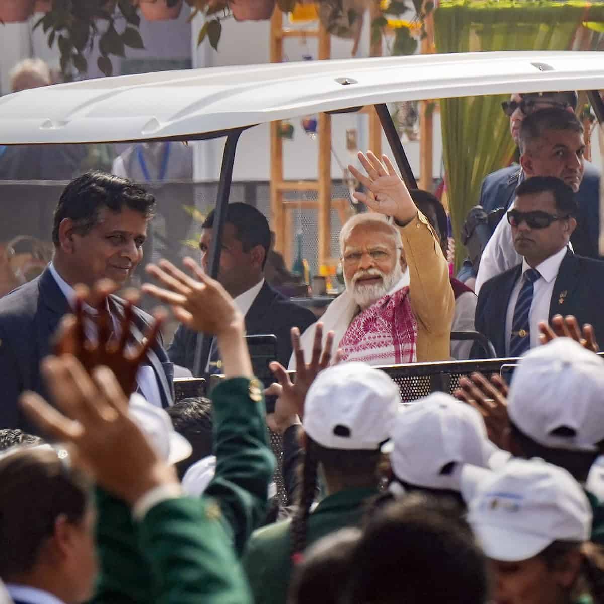 Prime Minister Narendra Modi at Aadi Mahotsav