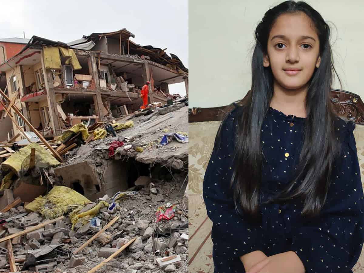 Moved by earthquake in Turkey, Hyderabadi girl Khadija raises money for victims; writes heart wrenching poem