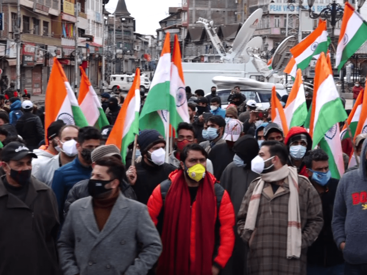 Protests in Srinagar's Maisuma against eviction drive