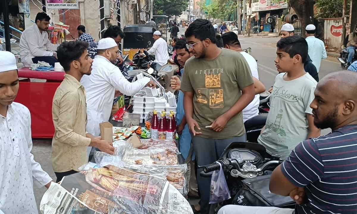 Fruits and dates being sold in certain areas during Ramadan