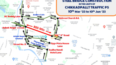 Hyderabad: Traffic diversions for 3 months in view of Steel Bridge construction from Indira Park to VST